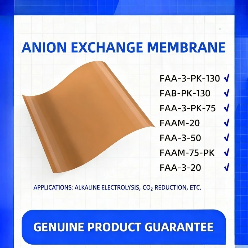 Reinforced Anion Exchange Membrane FAA‑3‑PK‑130 FAB‑PK‑130 AEM For CO2 Reduction Water Electrolysis Fuel Cell Lab Accessories