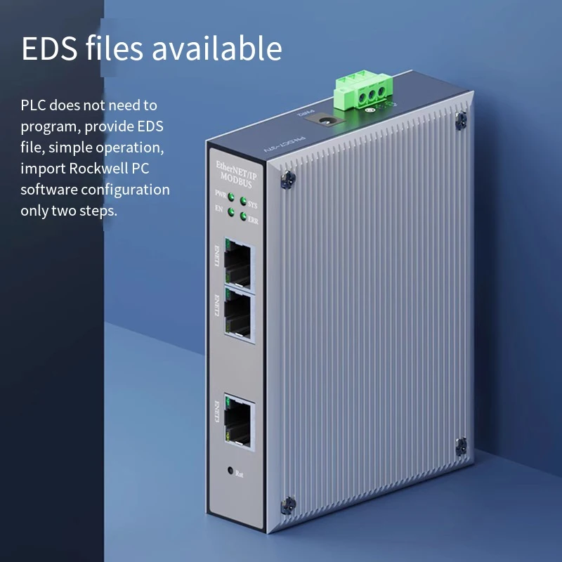 プロトコル変換ゲートウェイモジュール、eipポート、通信統合ネットワークセグメント、plc、イーサネット、IPからmodbusへのサポート