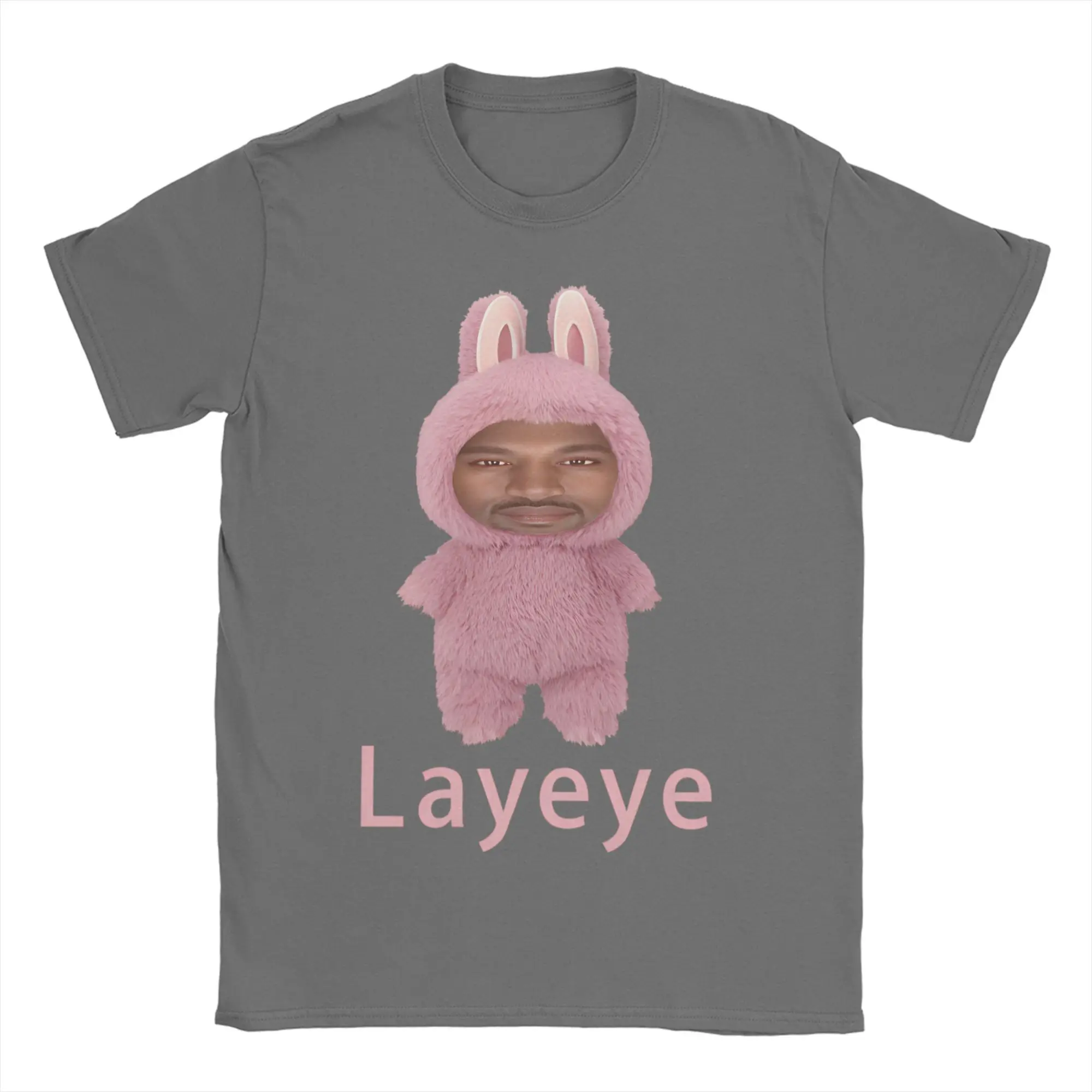 

Men Women's Layeye Parody Kanye West T Shirt Rapper Cotton Clothes Casual Short Sleeve Round Collar Tee Shirt Arrival T-Shirts