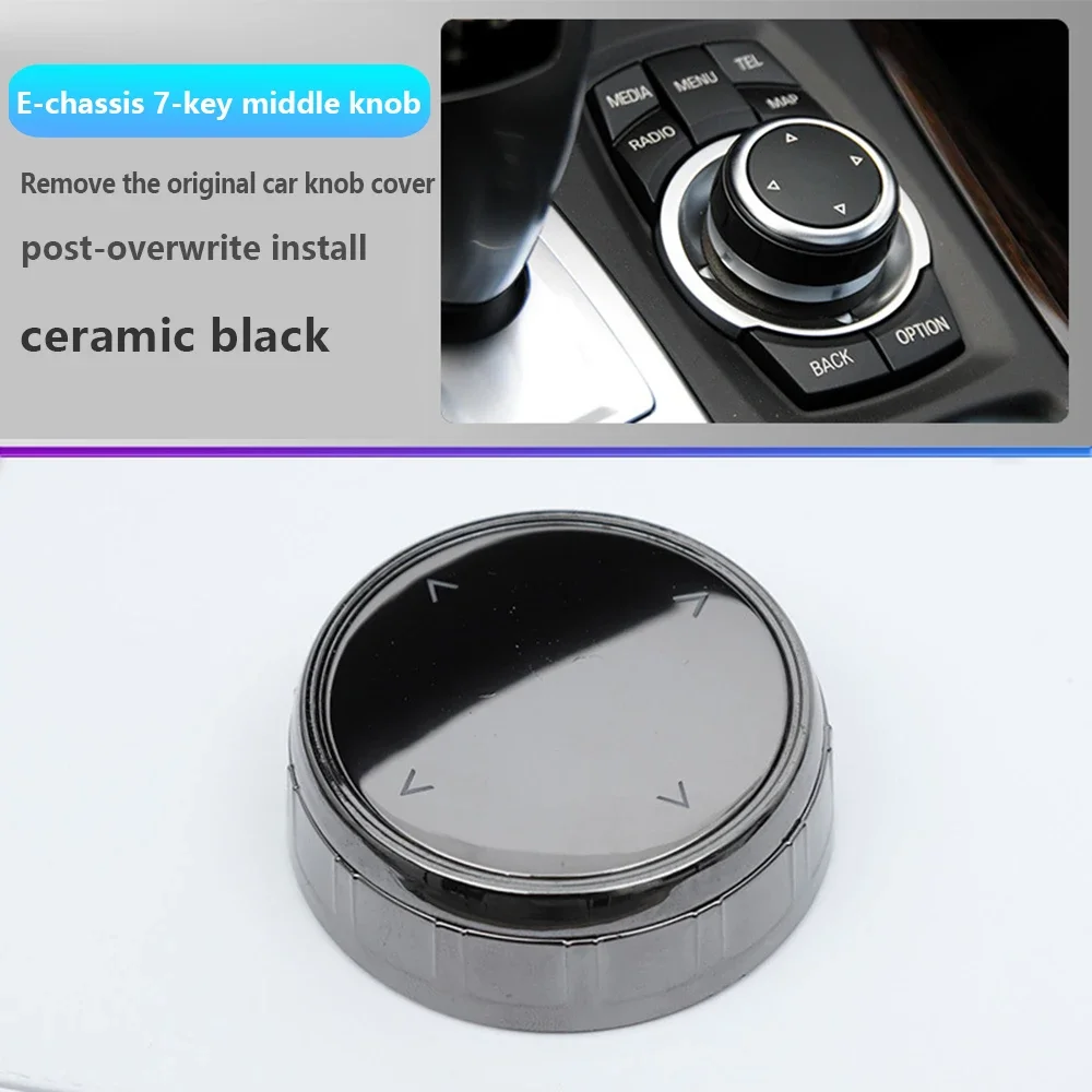 Multimedia Knob Buttons Cover for BMW X5 X6 X1 X4 E70 E71 F15 F16 E53 F26 F25 F48 F22 F23 F45 F46 F32 F36 E82 E88 Car Crystal