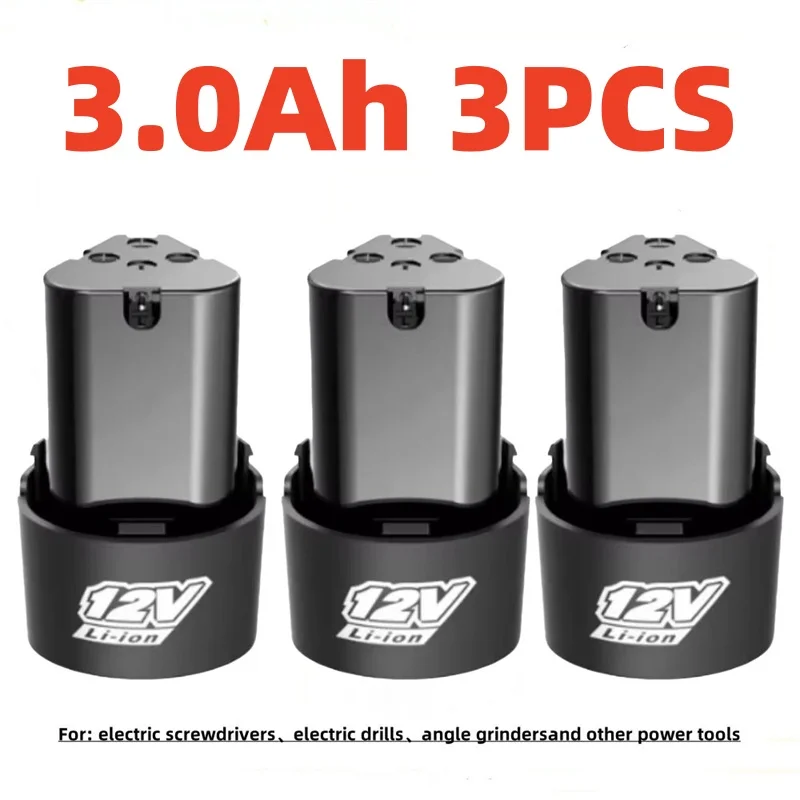 12V 4000mAh universele oplaadbare lithiumbatterij voor elektrische schroevendraaiers, boormachines, mini-haakse slijpmachines en ander elektrisch gereedschap