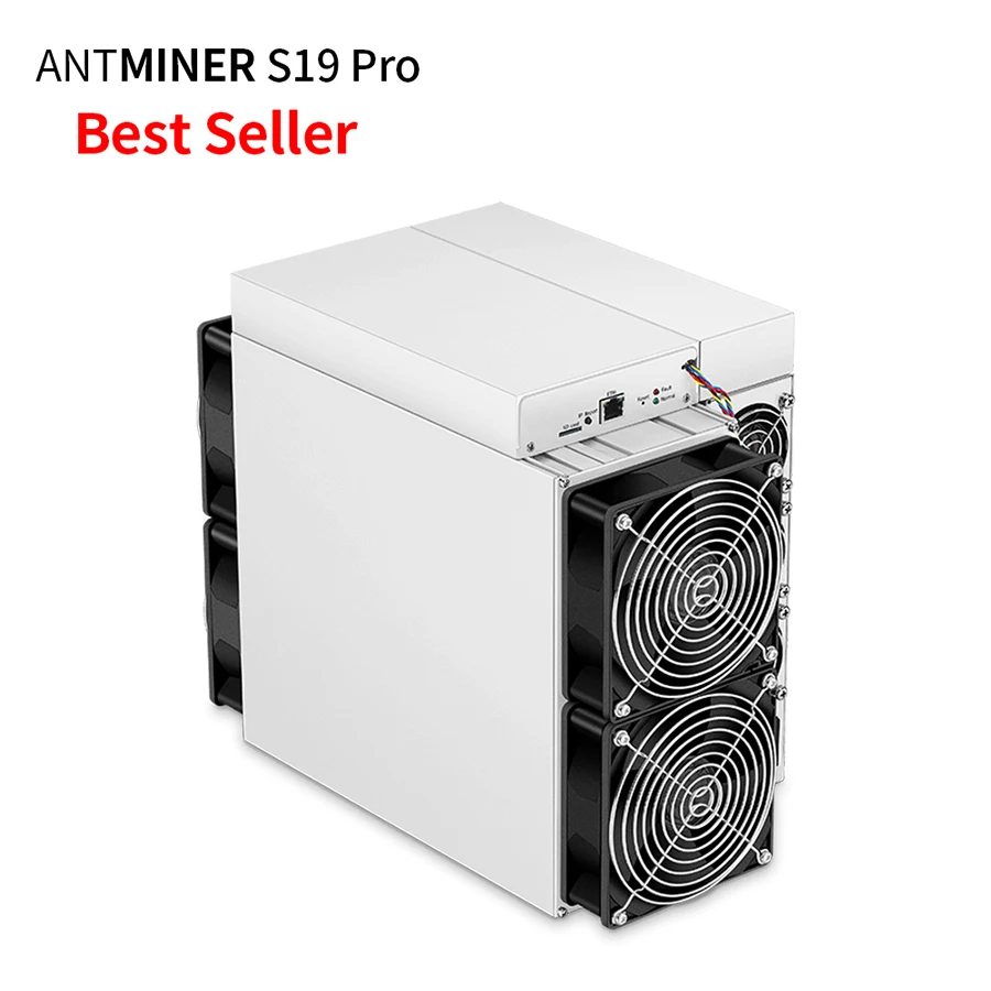 Bitmain Antminer S19 Pro 110Th/s 3250W Asic Mijnwerker BTC Bitcoin Mijnbouwmachine S19pro 110t in voorraad crypto mijnwerkers