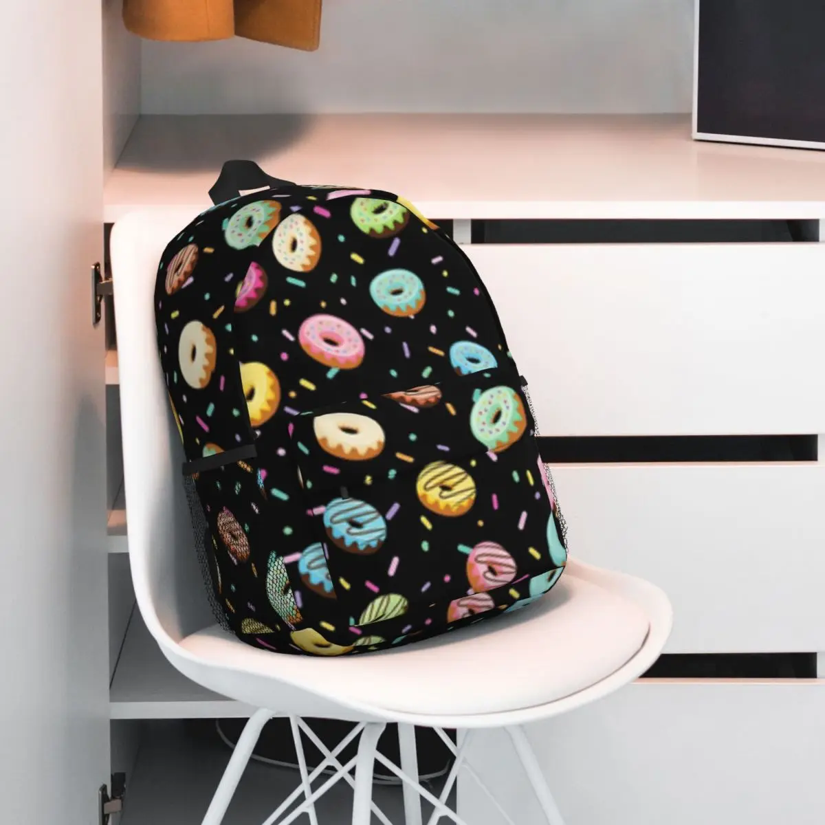 Donut! For Girls,kids,boys Large Capacity Student Backpack Cartoon School Backpack 15inch