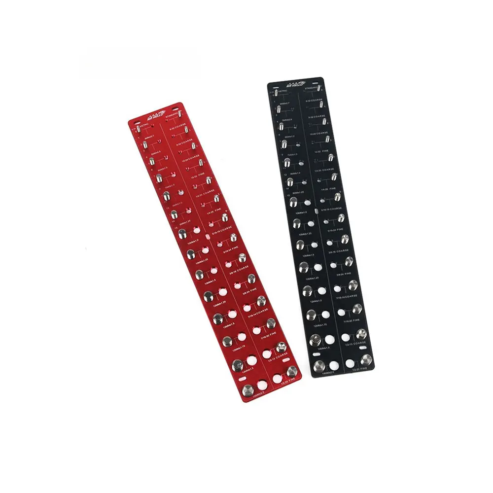 Metric Screw Bolt Size Identifier Gauge Standard 28 Precise Thread Identification Gauge Nut And Bolt Thread Checker Inch