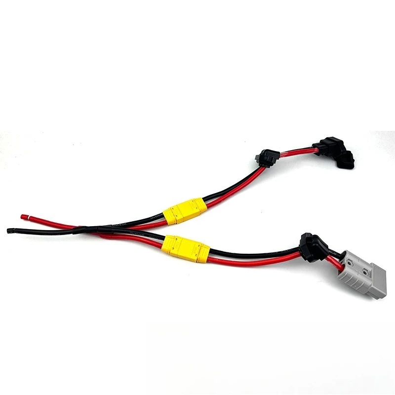 2+6 Power Charging Port Adapter To Dual XT90 Male Female Connector Compatible With Anderson 2+4