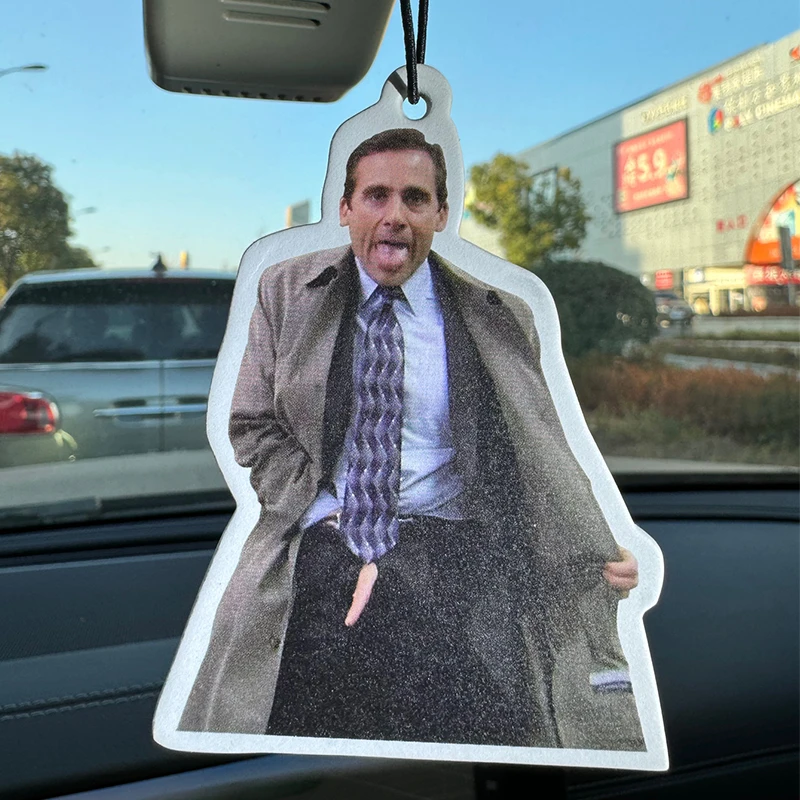 Realistic Print of Michael Scott in the iconic 'No Pants' Tongue-Out Pose, One of the Most Famous Memes from the Office, Perfect