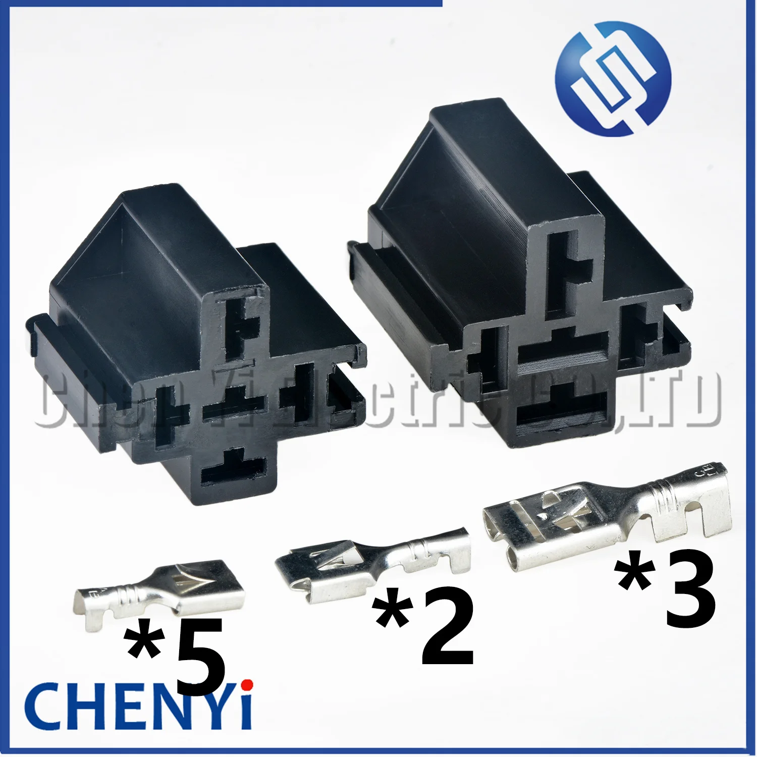5 Pin Automotive connector 6.3/9.5mm Series harness plug For relay JD1912 JD2912 Series JD2912-1Z-12VDC