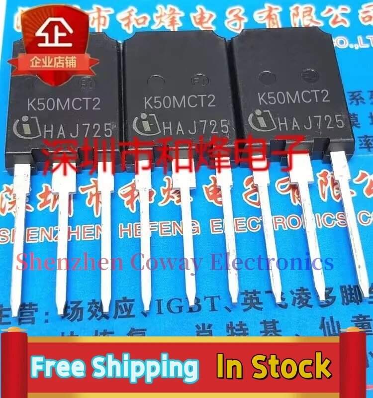 10PCS-30PCS  IKQ50N120CT2 K50MCT2  TO-247 MOS  50A1200V In Stock Fast Shipping