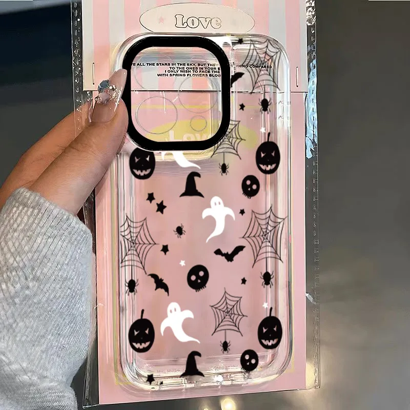 حافظة لهاتف هواوي نوفا 9 6 P50 P30 SE Pro Lite Honor 50 5G غطاء خلفي ناعم وشفاف من مادة البولي يوريثان الحراري للهالوين #3