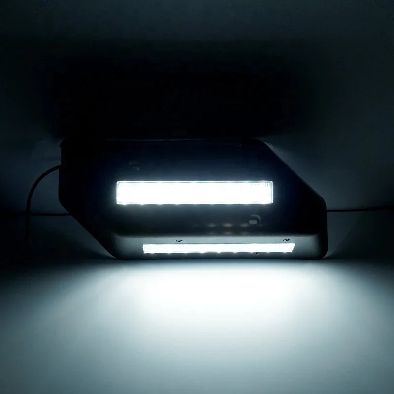 Luces de maletero Luz de carga LED ámbar blanca doble para Jeep Wrangler JL JLU 2018+