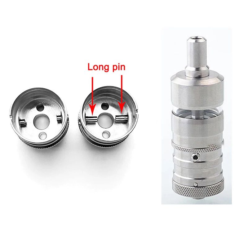Ulton دبابيس هواء طويلة 4 قطعة 1.2 مللي متر 1.0 مللي متر 0.9 مللي متر 0.8 مللي متر ل FEV فلاش e-Vapor V4.5S + V4.5 RTA