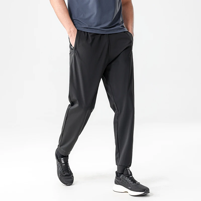 Fashion Loose Elastic Waist Spliced Zipper Pockets Korean Pants Men's 2024 Summer New Oversized Oversized All-match Casual Pants
