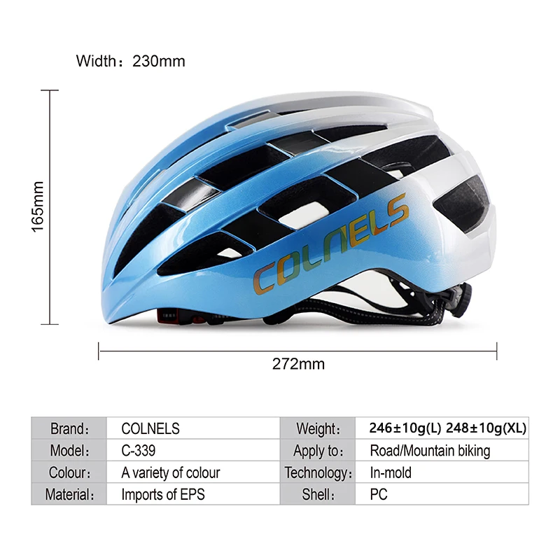 Casco da bicicletta XL casco da bici Anti-collisione di sicurezza di un pezzo di grandi dimensioni casco da ciclismo per uomo e donna MTB per adulti
