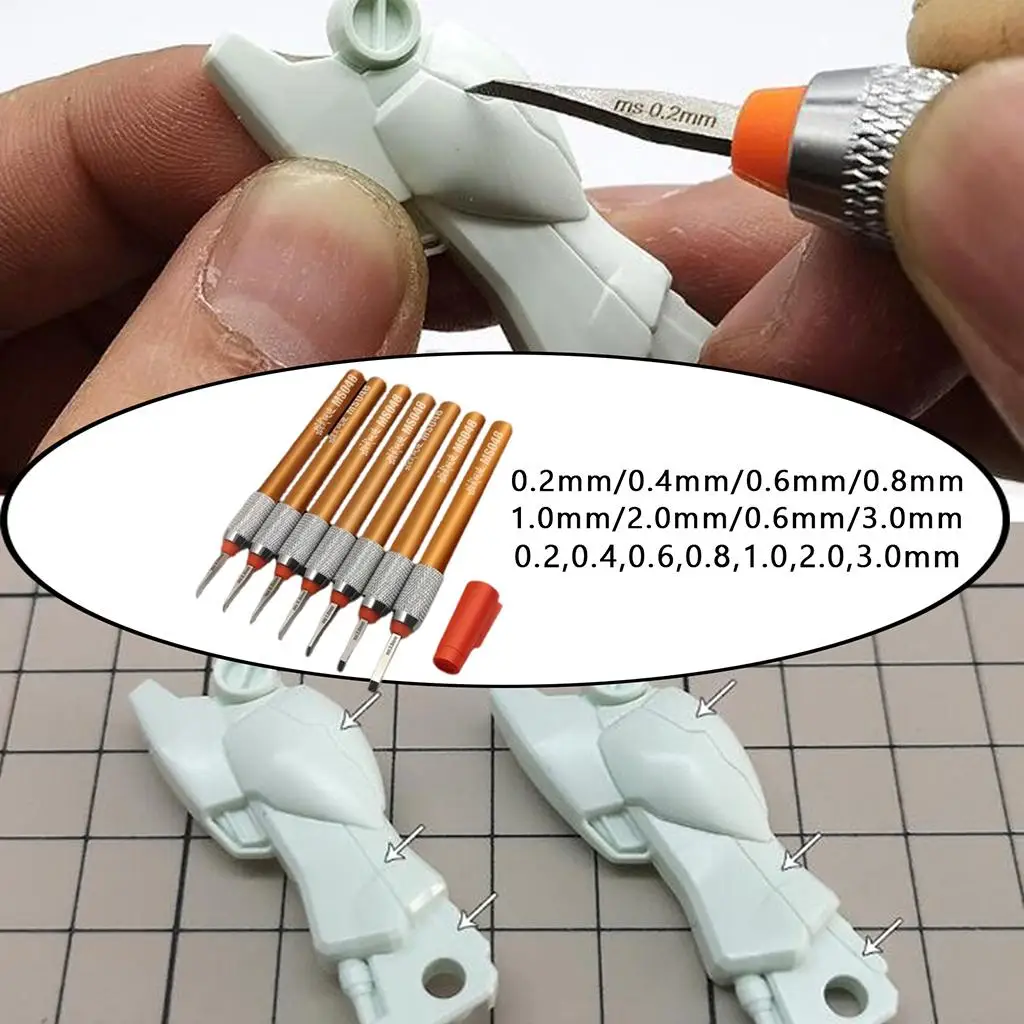 

HSS DIY Making Groove Carved Graver Cutter Kits Tungsten Carbide for Model Building Supply Hobby