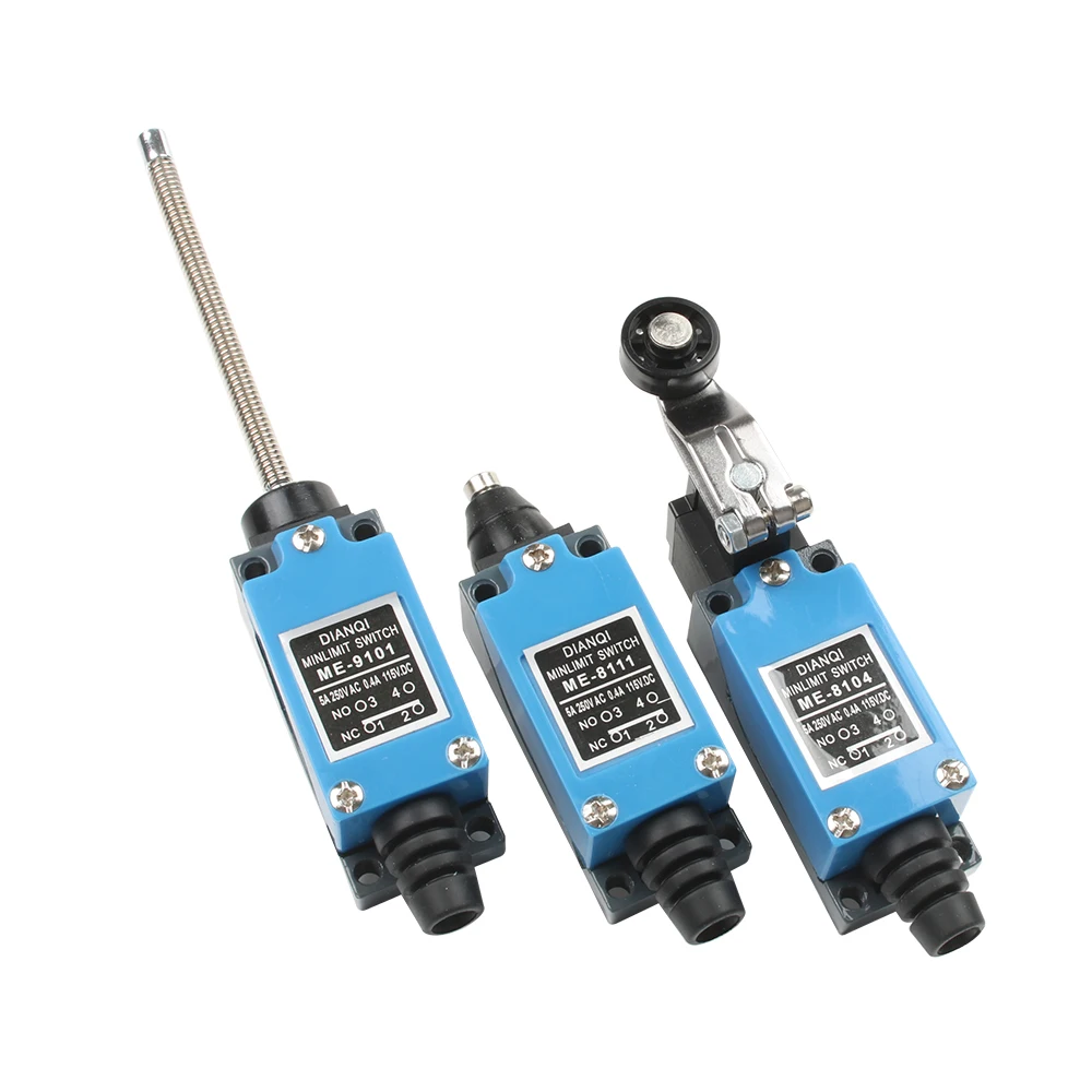 1pc ME8108 TZ8111 8122 9101 8104 8166 Travel Switch Self-reset Rotary Roller Lever Sealed Industrial Machine Limit Switch NO NC