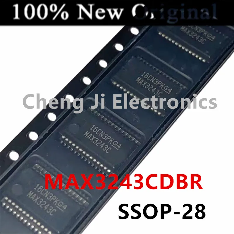10PCS/Lot   MAX3243CDBR  MAX3243C 、MAX3243CPWR   MA3243C  New RS-232 line driver and receiver chip   MAX3243