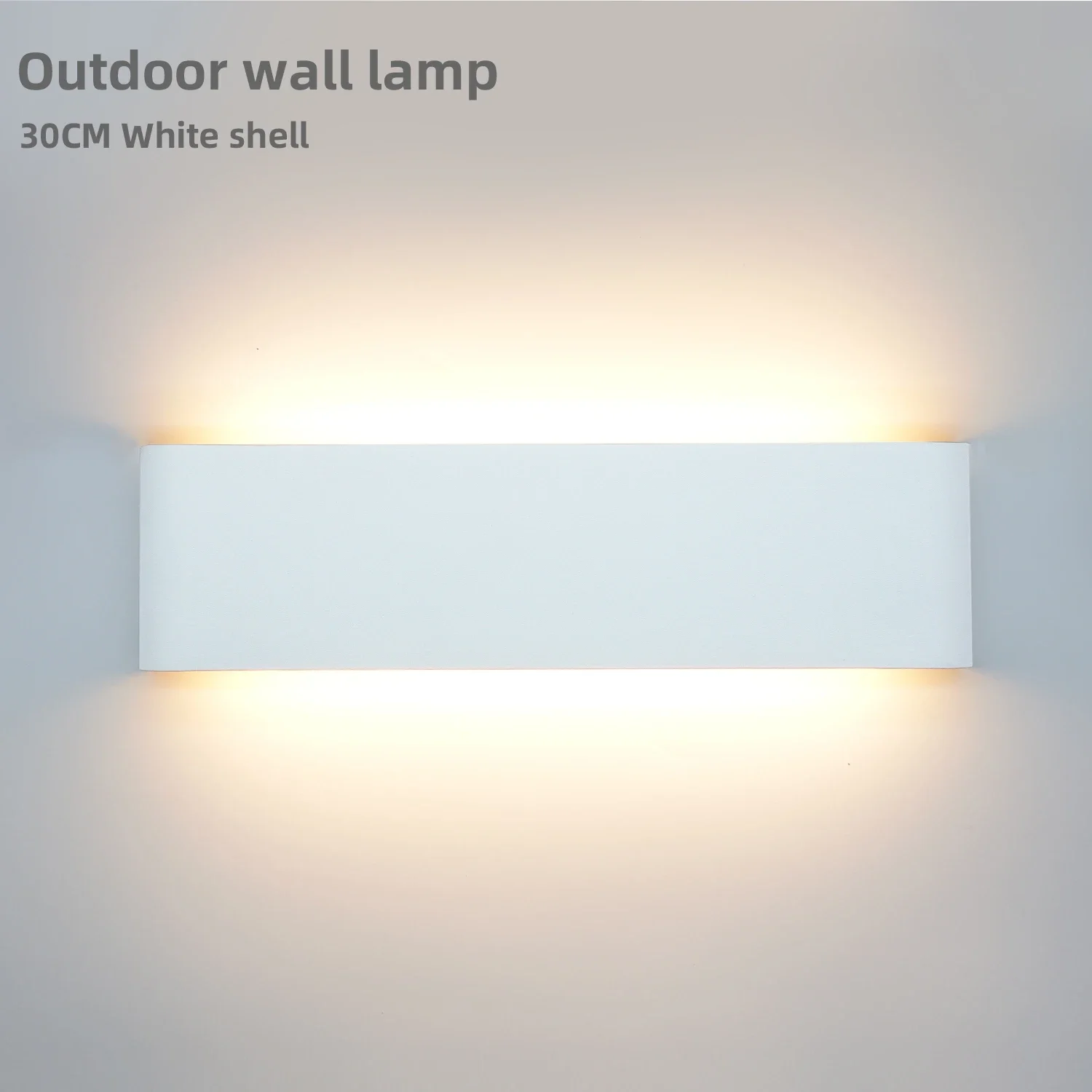 Modern Wall Lamp Outdoor IP65 Waterproof Glow Up and Down LED Wall Light for Living Room Hallway Bedroom Restaurant Decor Lamp