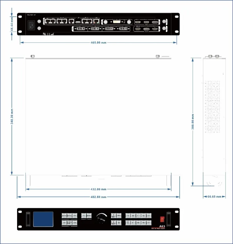 4K LED display video processor A65