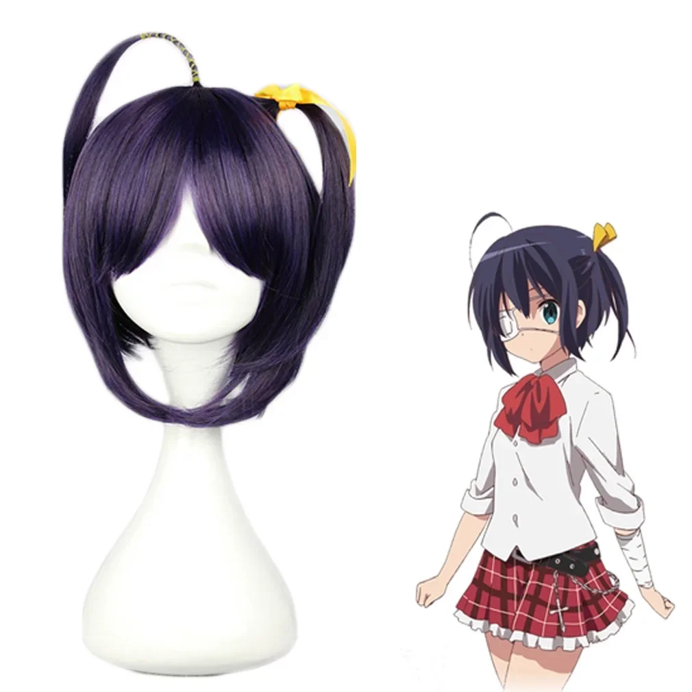 

Chuunibyou Demo Koi Ga Shitai Косплей Головные уборы Лолита Вечеринка Косплей Волосы Takanashi Rikka Аксессуары для косплея