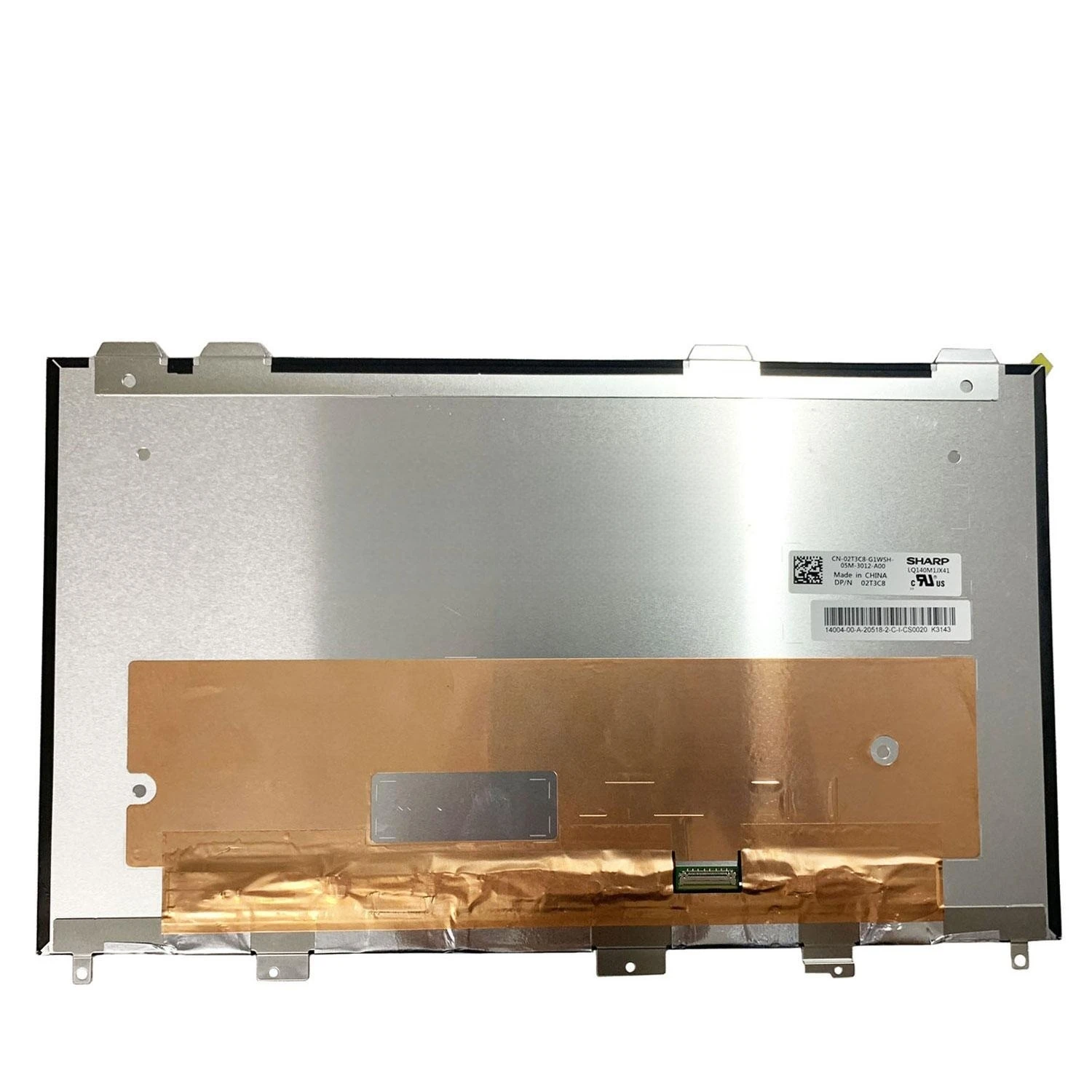 

LQ140M1JX41 LP140WFF-SPA1 For Dell Inspiron 14 7400 7490 P115G P115G001 DP/N 02T3C8 No Touch Laptop LCD Screen