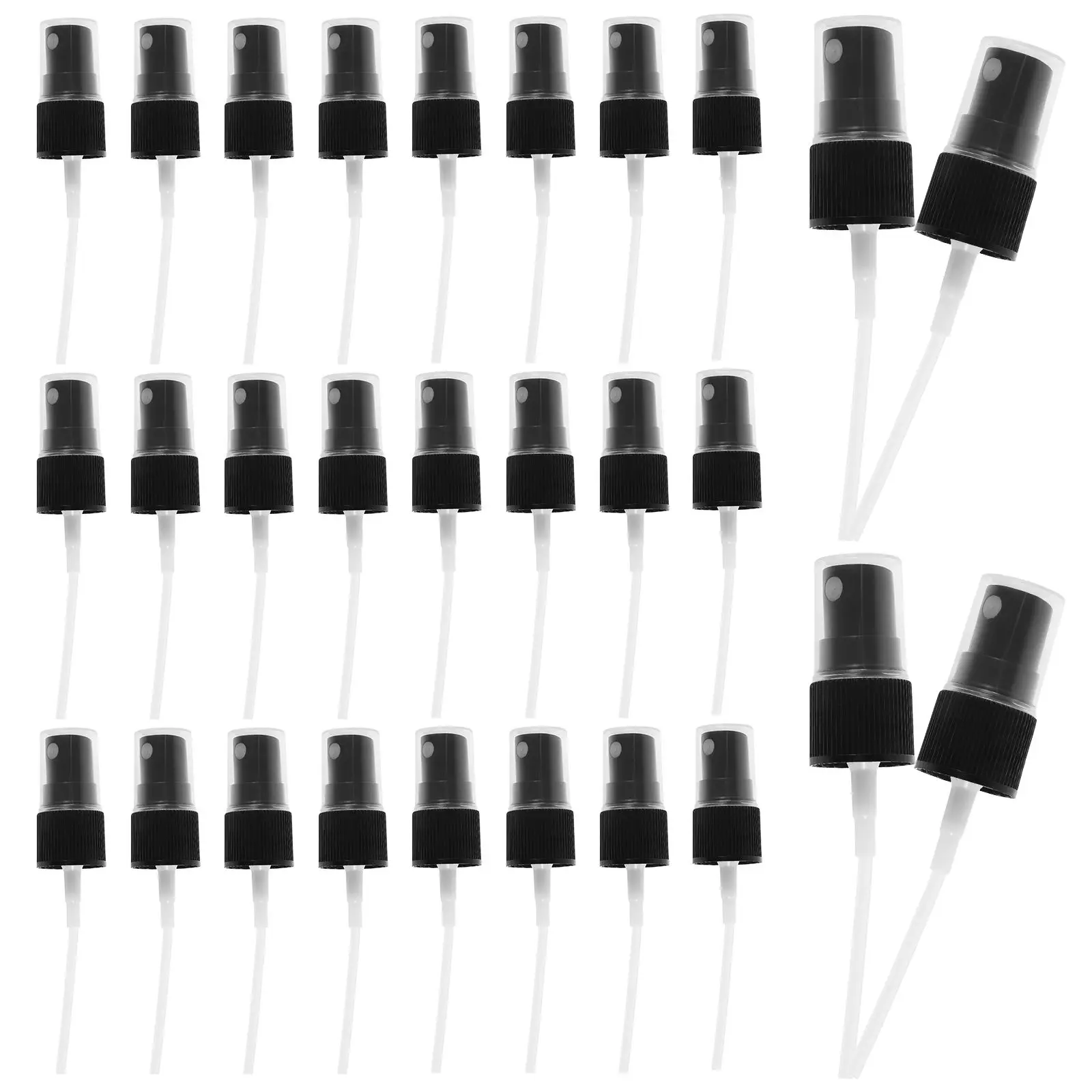 

50 Pcs Replacement Spray Head Perfume Bottle Nozzle Sprayer Mist Bottles Pump Reusable Plastic Refillable Container
