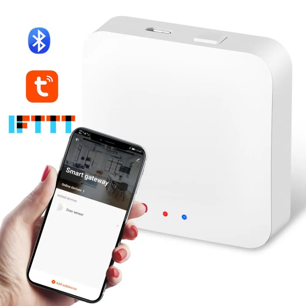 Tuya-Hub de gateway sem fio, ponte inteligente, compatível com Bluetooth, aplicativo Smart Life, controle remoto, trabalhar com Alexa Home