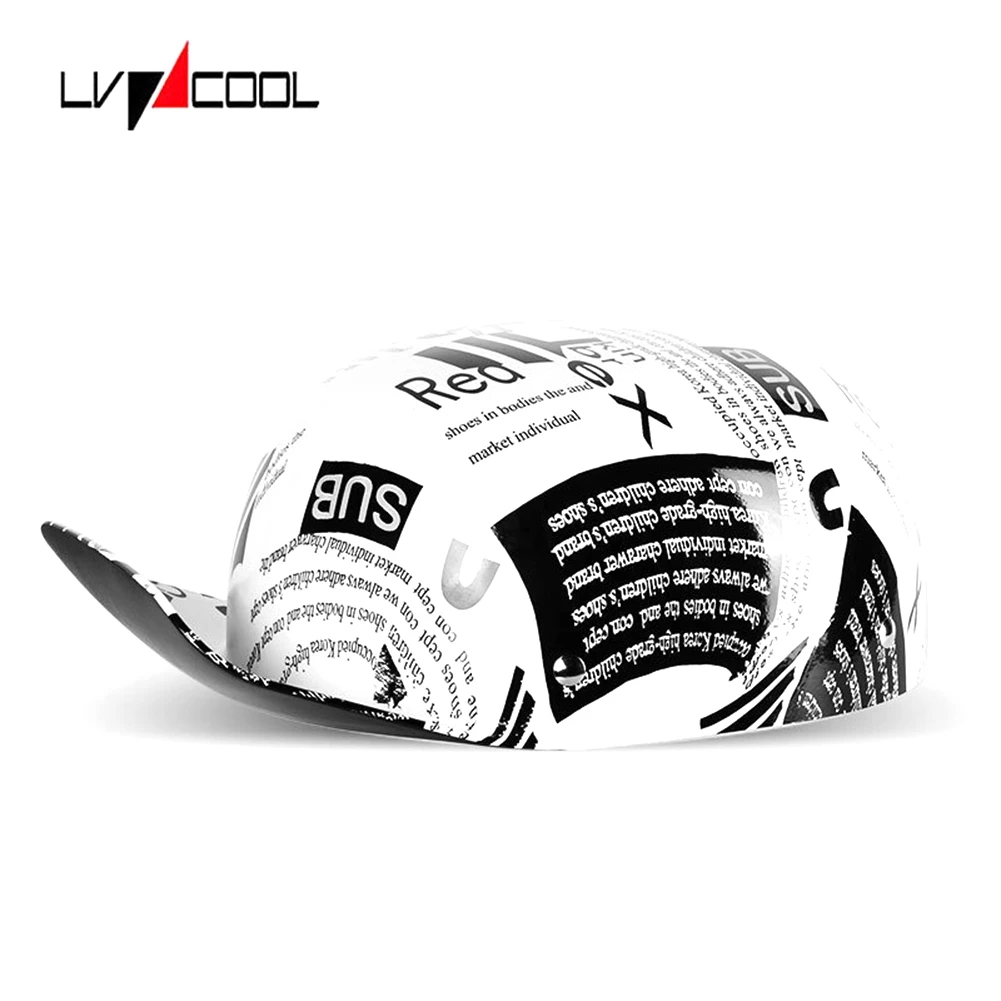 

LVCOOL 2023 Baseball Cap Helmet Motorcycle Helmets Summer Open Face Scooter for Cruiser Chopper Gangster Men Women P Type-XXL