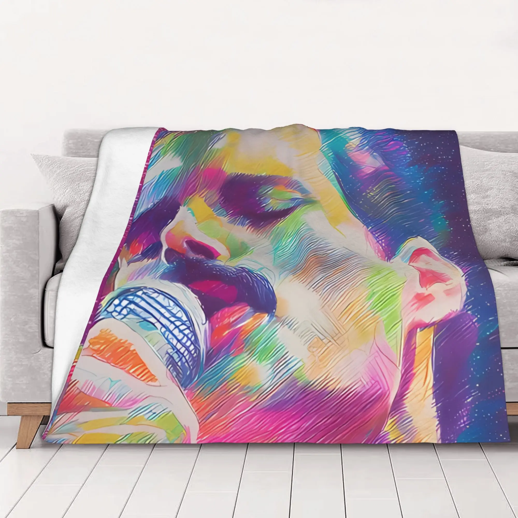 1PC home Cute Room Decor A Kind Of mMagic Blanket Throw Blanket fFreddie Mercury Novelty Warm Blanket All Season