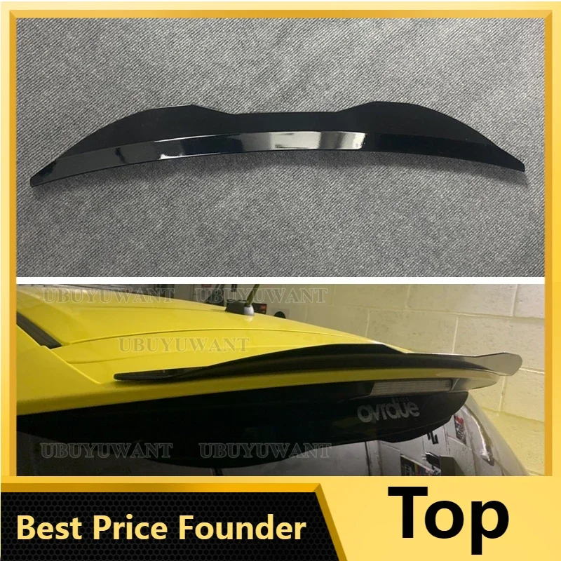 Roof Wing Lip Spoiler For SUZUKI SWIFT 6 SPORT 2018+ ABS Plastic Glossy Black Hatchback REAR WING SPOILER Universal