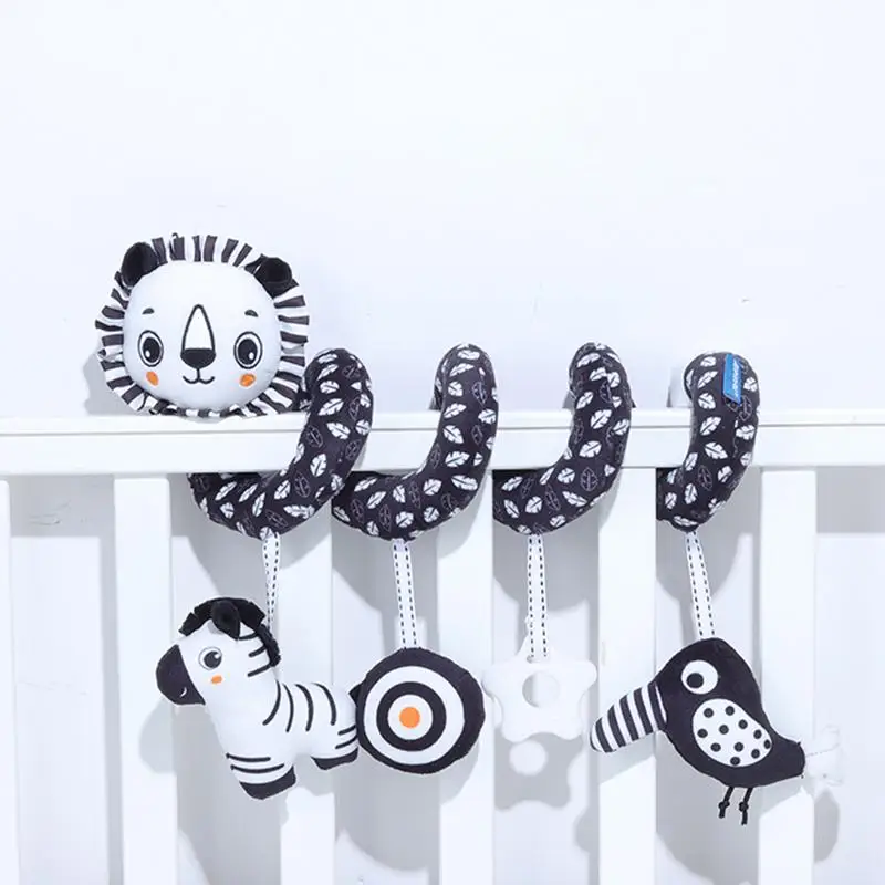 

0-12 Months Baby Spiral Rattles Mobiles Soft stuffed Infant Crib Bed Stroller Toy For Newborns Car Seat Early Development supply