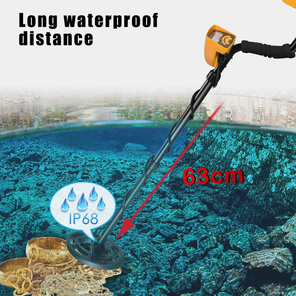 Gold Metal Detector Waterproof MD-6250 Long Range Underground Metal Detector Industrial Metal Detectors Dtecteur Gold Digger view 5