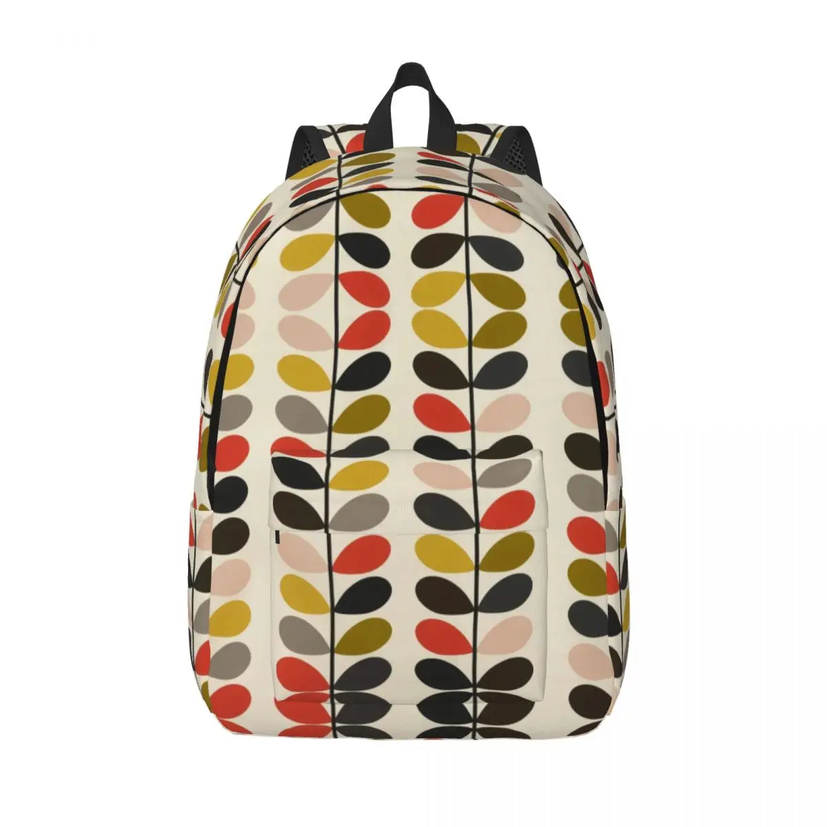 

Custom Orla Kiely Multi Stem Canvas Backpack for Girls Boys Flowers Floral College School Travel Bags Women Men Bookbag