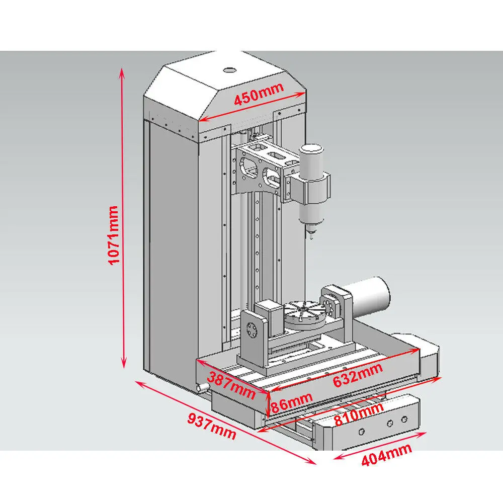 Станок для резьбы по стали 3D CNC 3040, станок для резьбы по стали, 5-осевой фрезерный станок с ЧПУ 3040, серводвигатель оси XYZAC MACH3, тип USB для стали