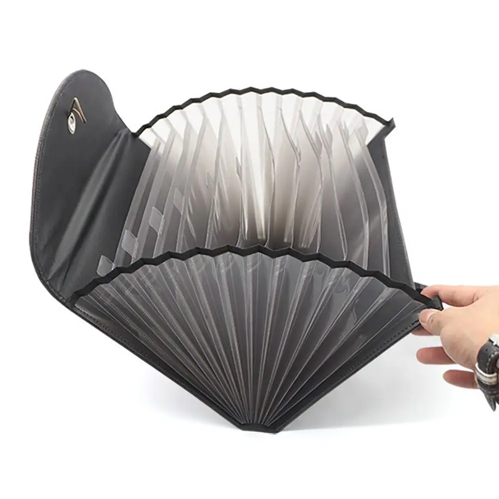 

Портативная 13-слойная сумка-аккордеон из искусственной кожи, водонепроницаемая папка для файлов формата А4, деловой портфель большой емкости