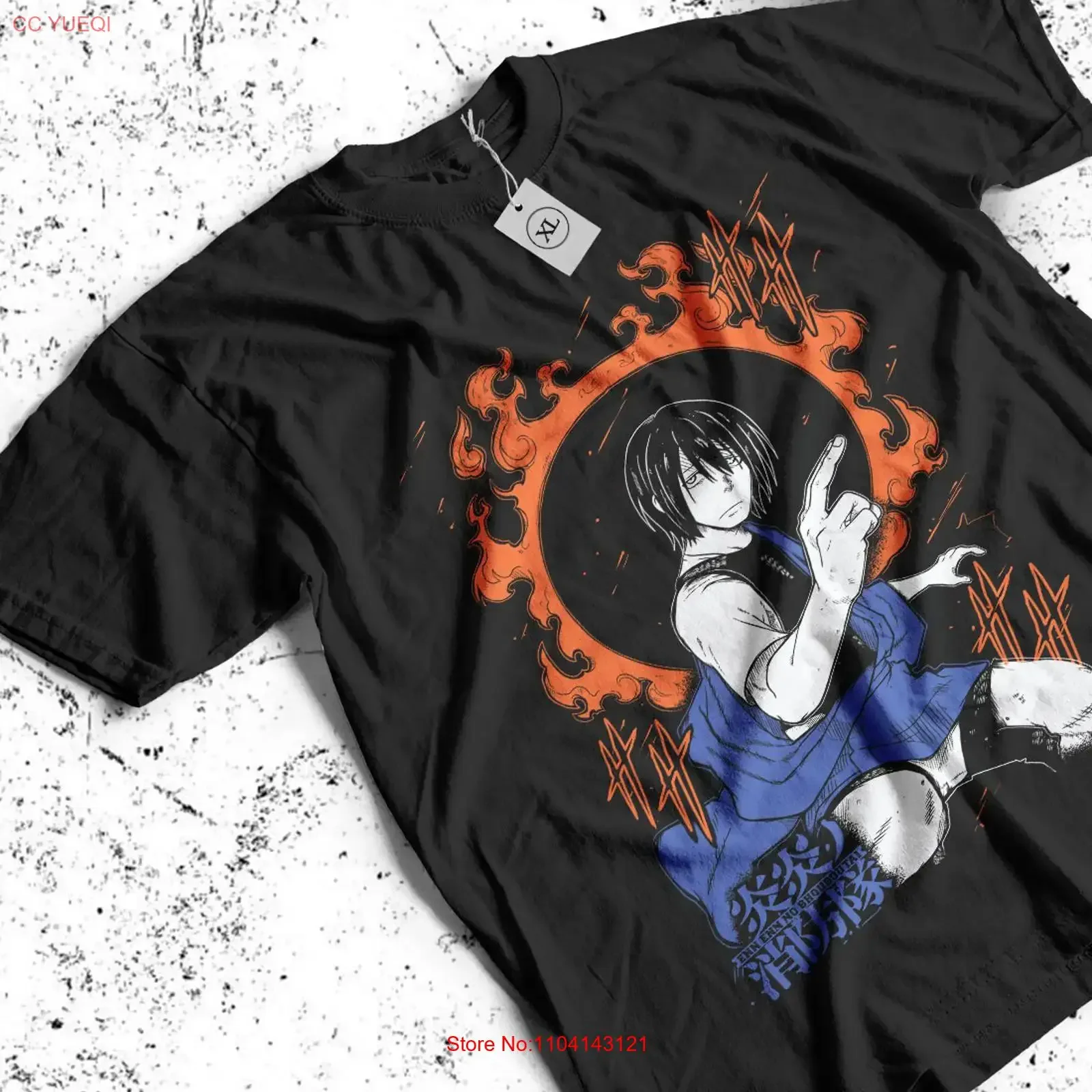 Fire Force T Shirt Benimaru Shinmon Shinra Kusakabe Enen no Shouboutai vintage Washed fashion Unisex Casual Stylish homme