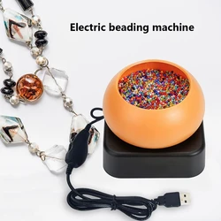 Automatic Bead String Machine DIY Bracelet Bead Loader Beading Spinner Electric