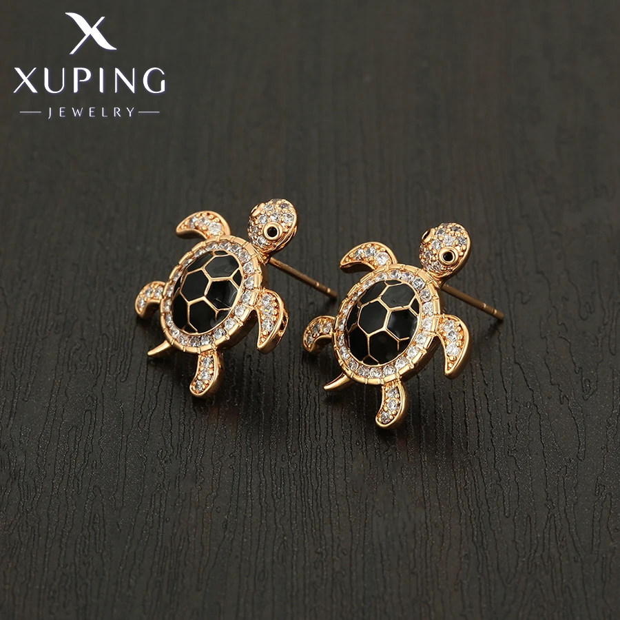 Xuping Jewelry Neu eingetroffene Tier-Ohrstecker mit goldfarbenem plattiertem Ohrring für Damen, Schmuck, Geschenk, X001215274 – Detail 12