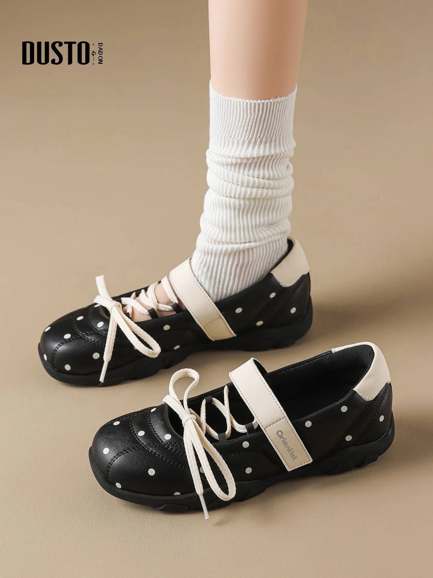 dusto-–-chaussures-mary-jane-a-pois-pour-femmes-chaussures-d'ete-decontractees-a-coupe-basse-chaussures-de-sport-noires-plates-faciles-a-porter-et-confortables