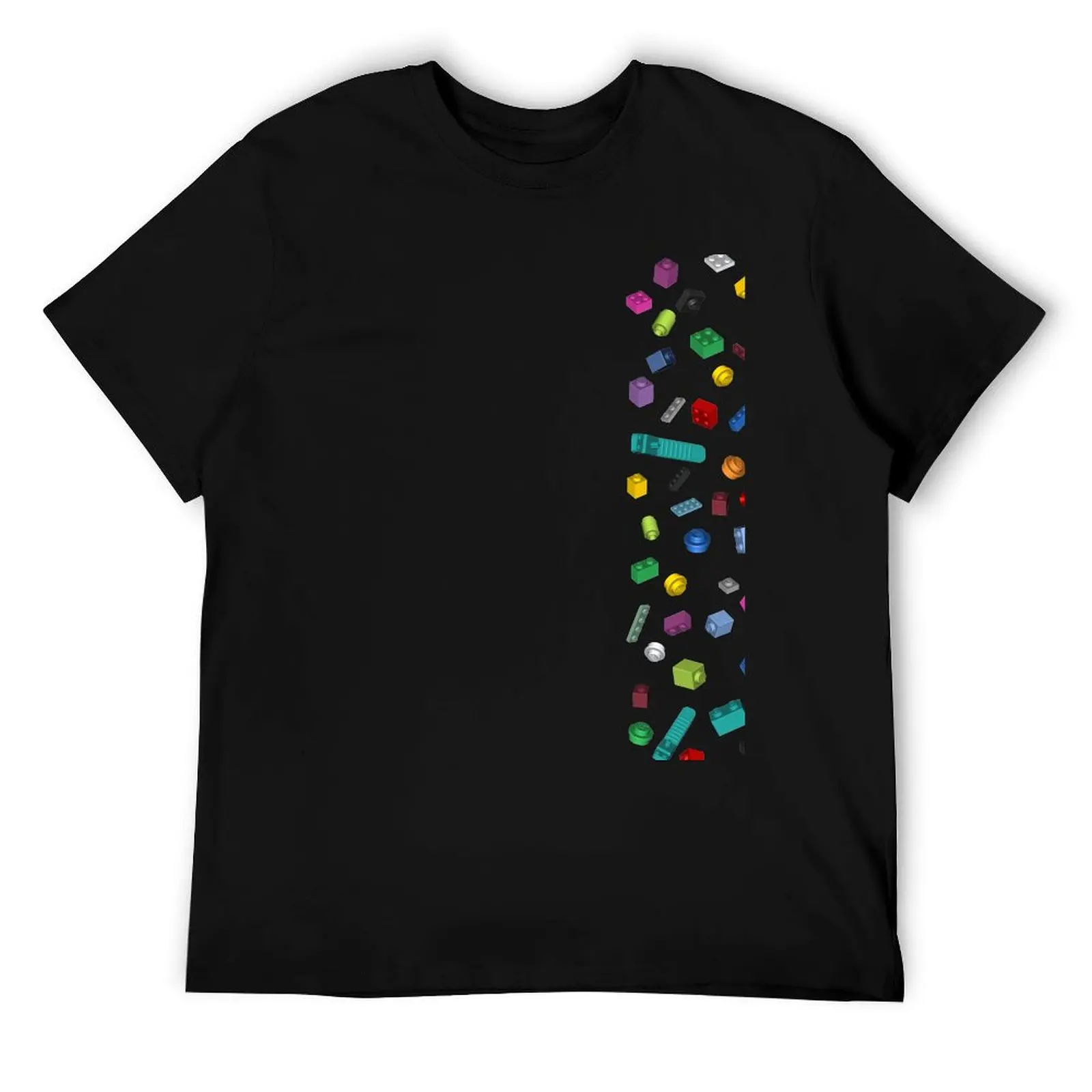 

Футболка Falling Bricks, забавные футболки, хлопковые мужские футболки, мужские футболки с рисунком для мужчин, футболка