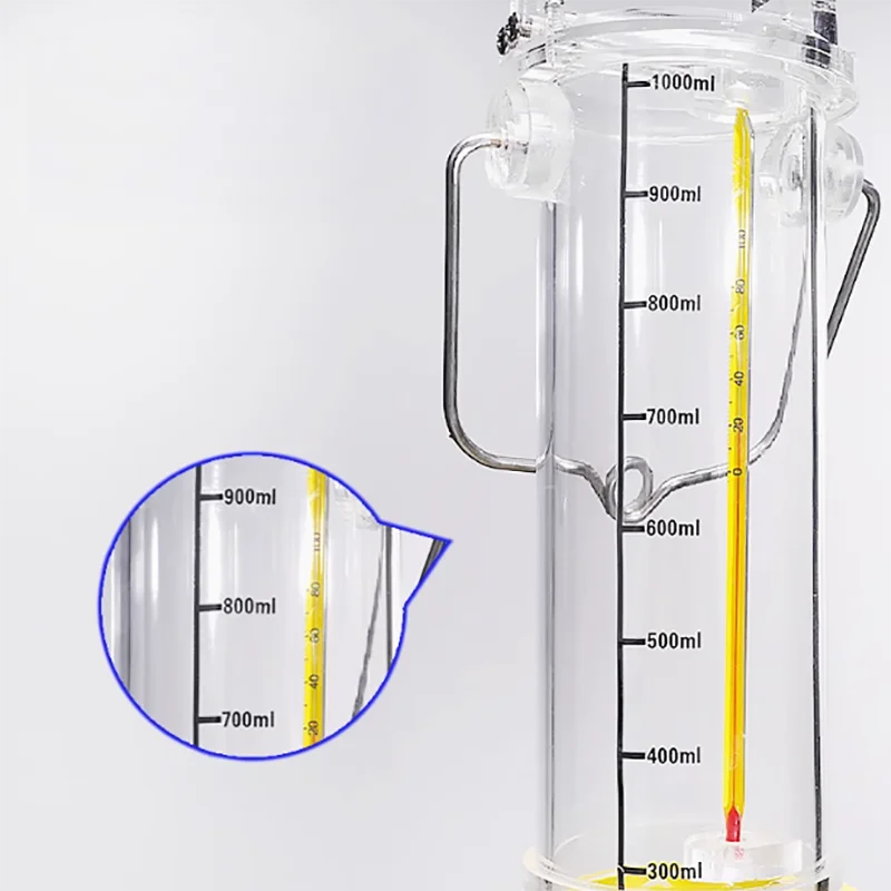 Plexiglas water collector lake river sewage sampling bucket water quality sampler water 1L/2L/3L/5L