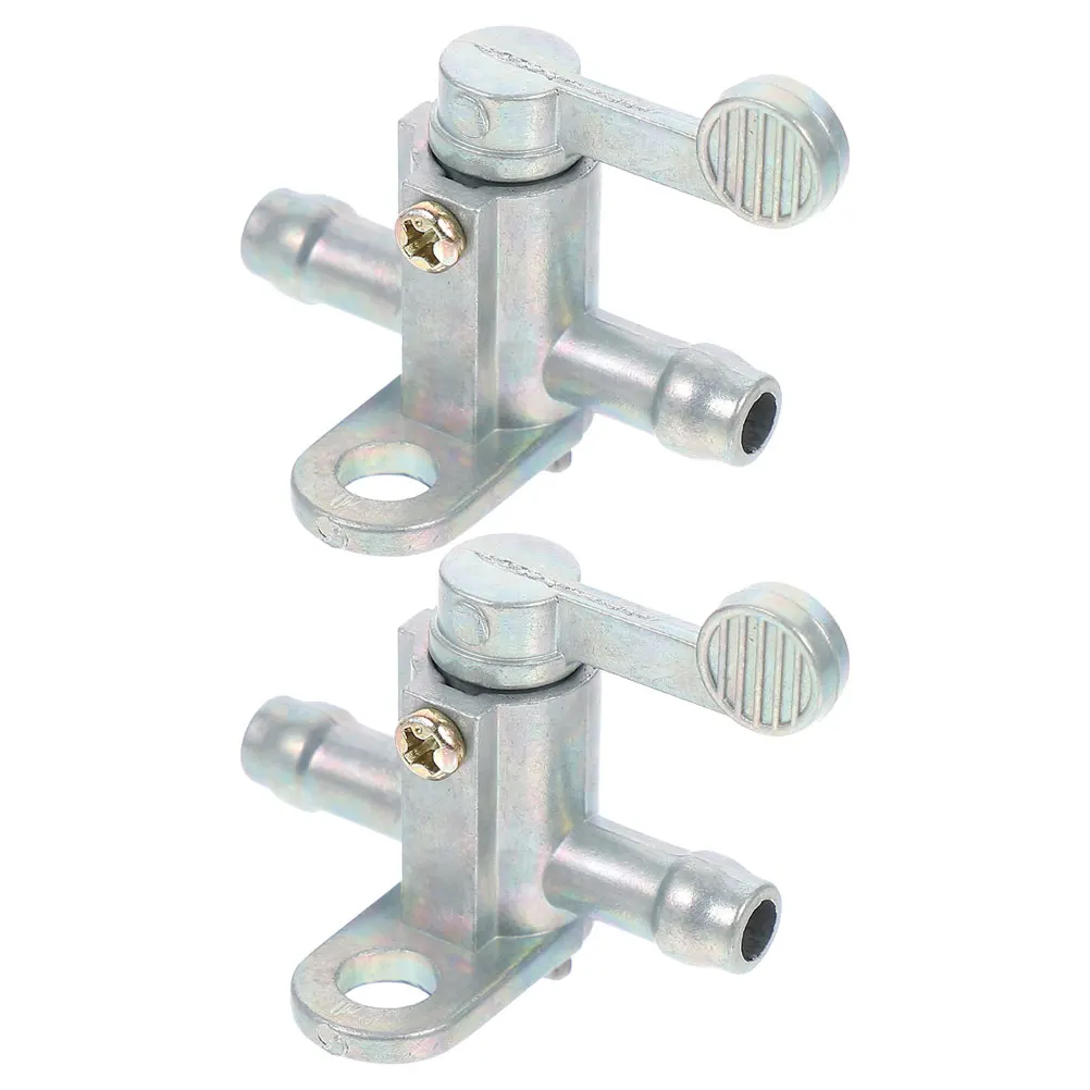 

2pcs Gas Shut-Off Valve Replacement For Off-Road Motorcycles Dirt Bikes Scooters Fuel Tank Petcock Switch Dual Inlet Outlet