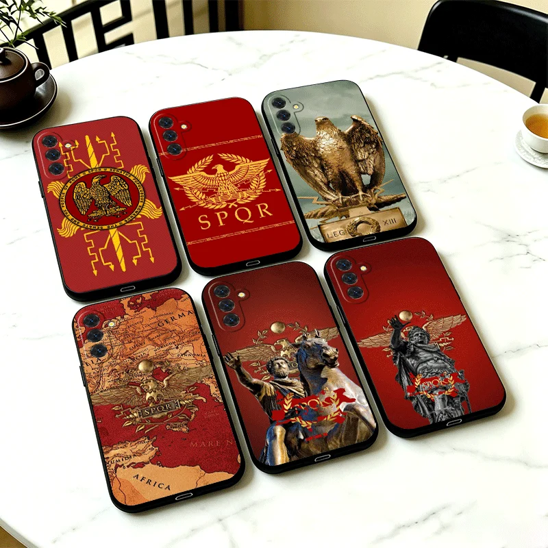 SPQR Roman Imperial Legionv Phone Case Cover for Samsung A13 A14 A15 A16 A17 A53 A54 A55 A56 A57 A33 A34 A35 A36 A37 A23 A24 A25