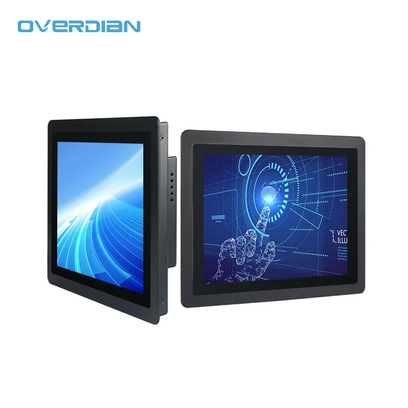 19.5'' 1600*900 Industrial All in One PC Capacitive Touch Screen PI65 Waterproof Industrial All in One Computer Windows Panel PC