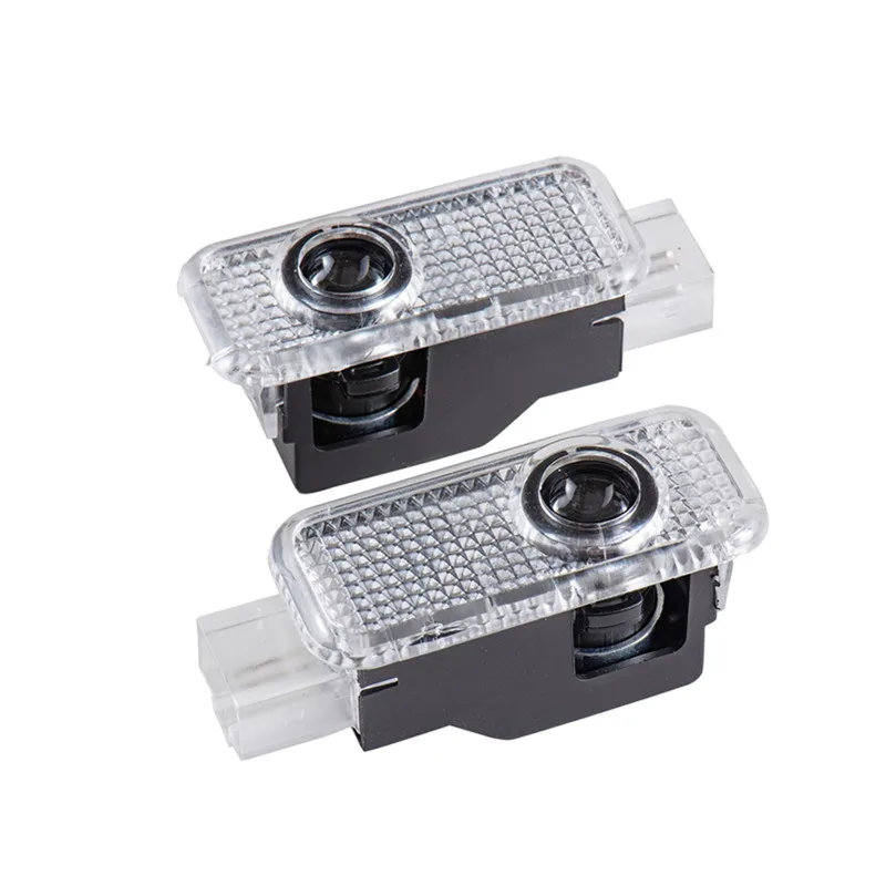 2Pcs Auto Door Led Welcome Light Projection Lamp For Audi Sport  B5 B6 B7 B8 S S3 S4 S5 S6 RS RS3 RS4 RS5 RS6