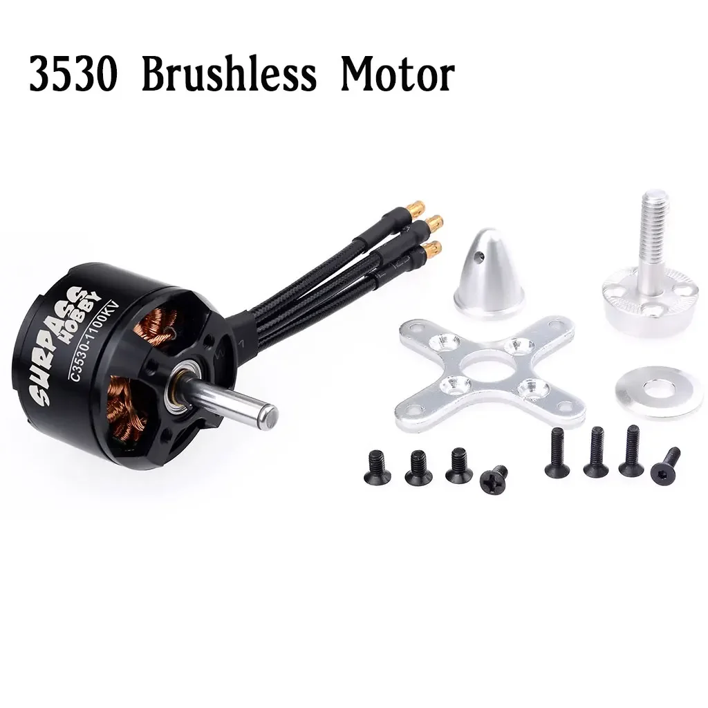 1/4 pièces SURPASS HOBBY C3530 3530 1100KV 1400KV 1700KV moteur sans balais pour RC FPV avion à voilure fixe Drone pièce quadrirotor