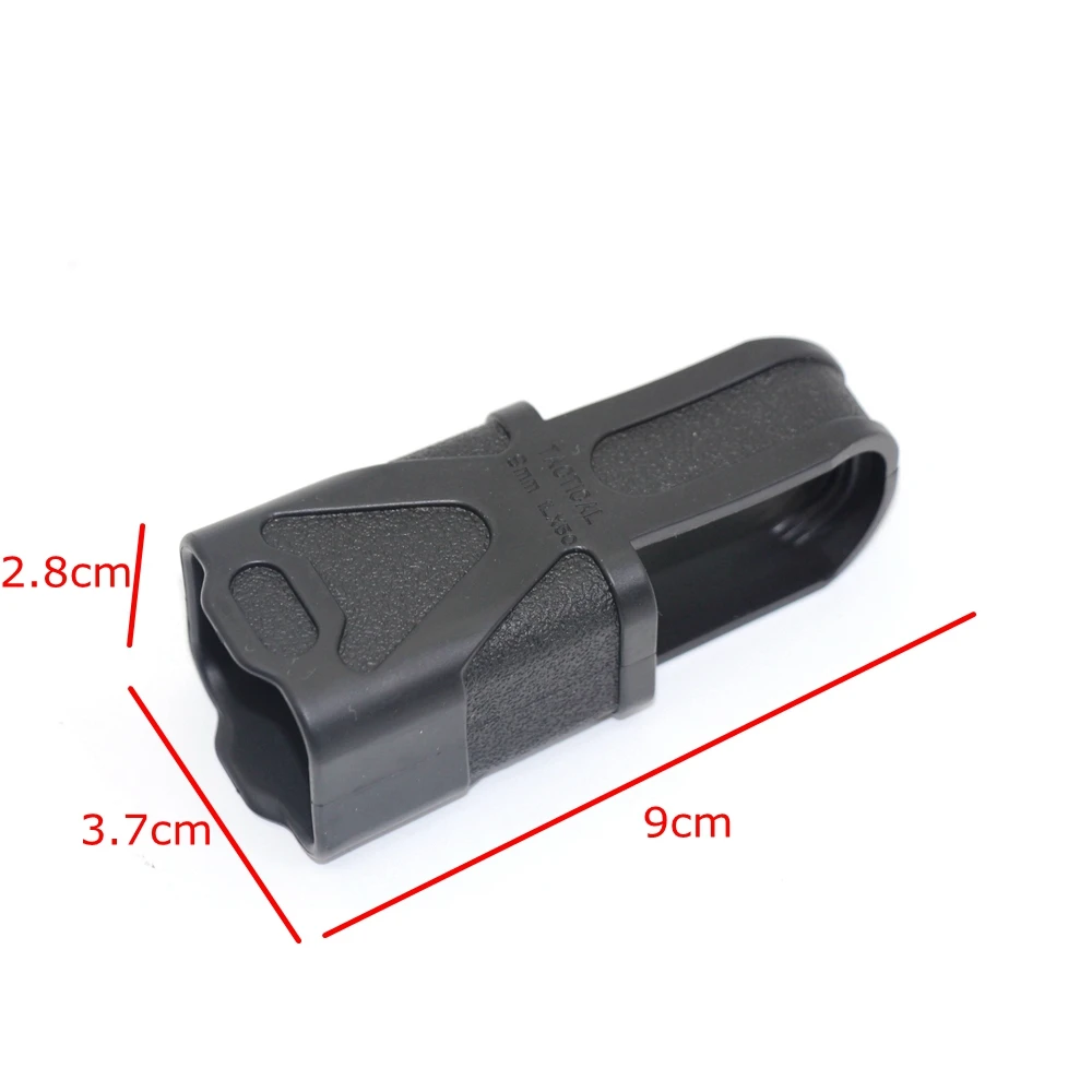 Funda de goma para cargador táctico de 6 piezas, funda protectora de 9mm para guante Mag, accesorios de caza, 7,62/5,56