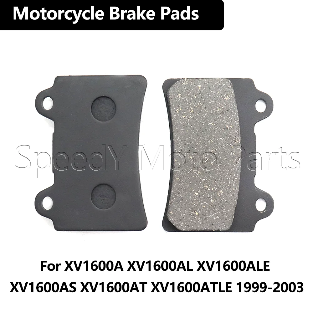 Motorcycle Rear Brake Pads For YAMAHA XV1600A XV1600AL XV1600ALE XV1600AS XV1600AT XV1600ATLE XV 1600 A AL AS  AT ALE ATLE