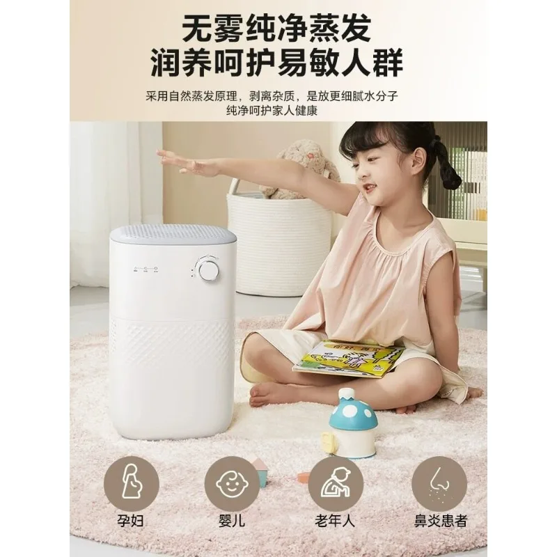 Fog-free Humidifier, Bedroom Household, Soft Sound, Pregnant Women, Baby Desktop, Small Cold Evaporative Air Humidification