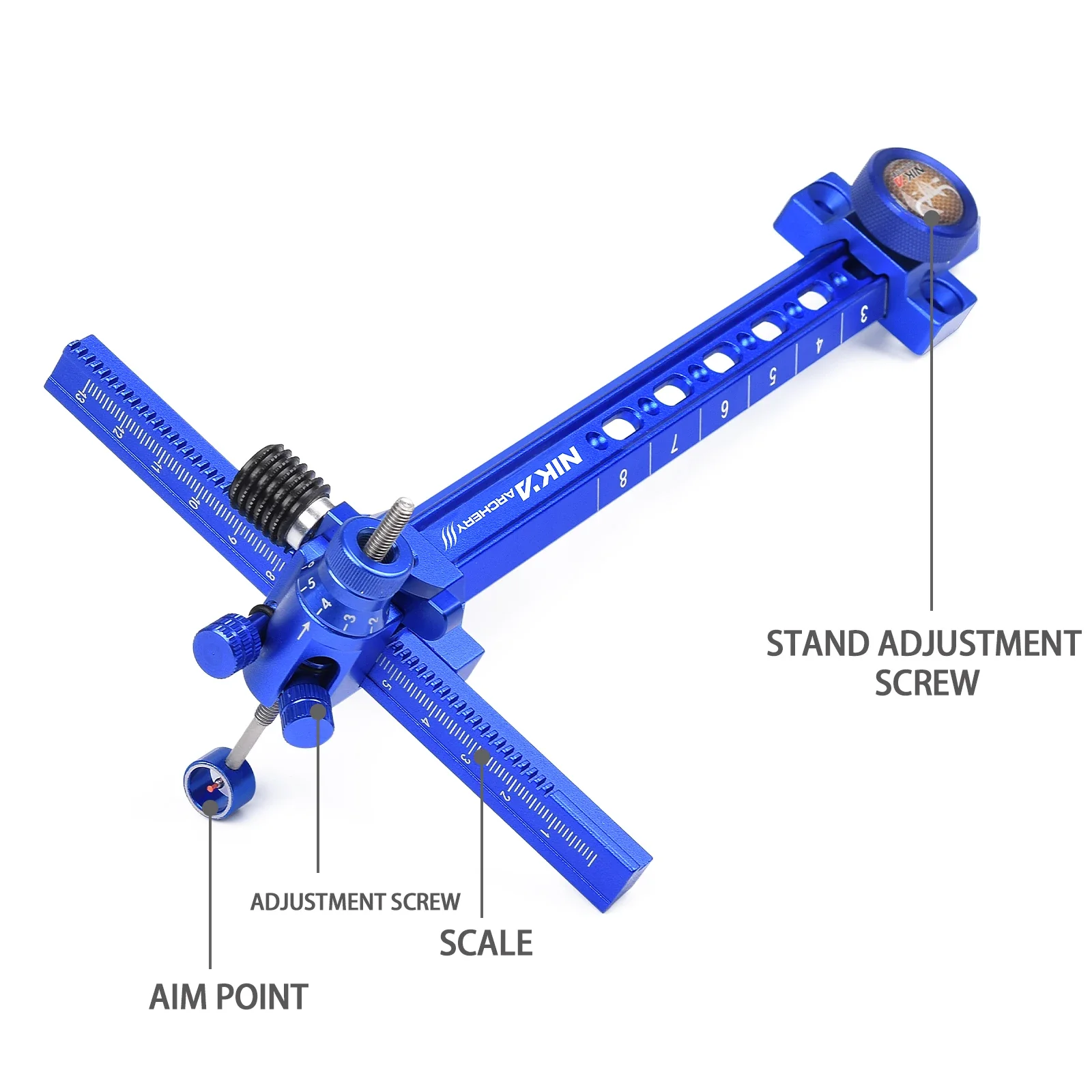 1pc Archery 9inch Recurve Bow Sight T Shape Target Sight For Shooting or Right Hand Shootng Hunting Accessories view 6