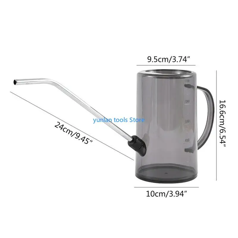 50LB Long Spout Watering Can 1L Gardening Tools Sprinkler for Garden Patio Plants